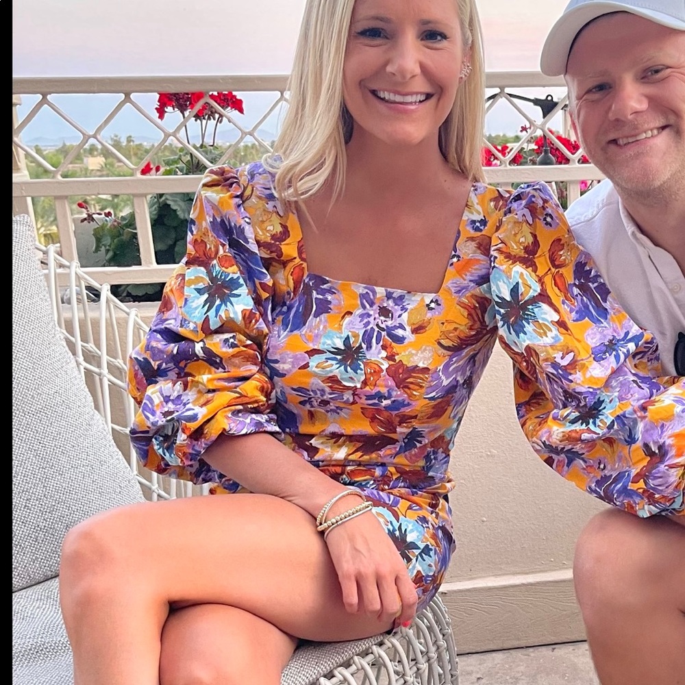Zara floral dress